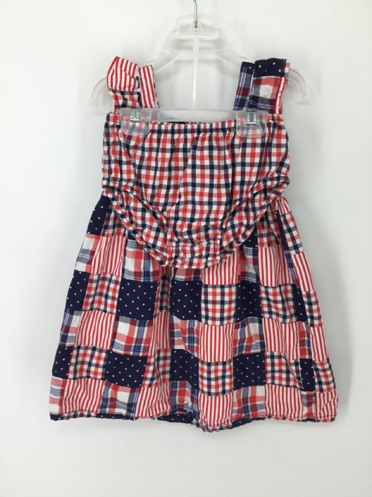 Gymboree Child Size 3 Navy Stars & Stripes Dress