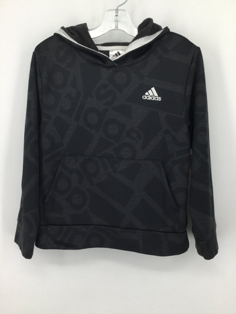 Adidas Child Size 8 Black Camoflage Sweatshirt - boys