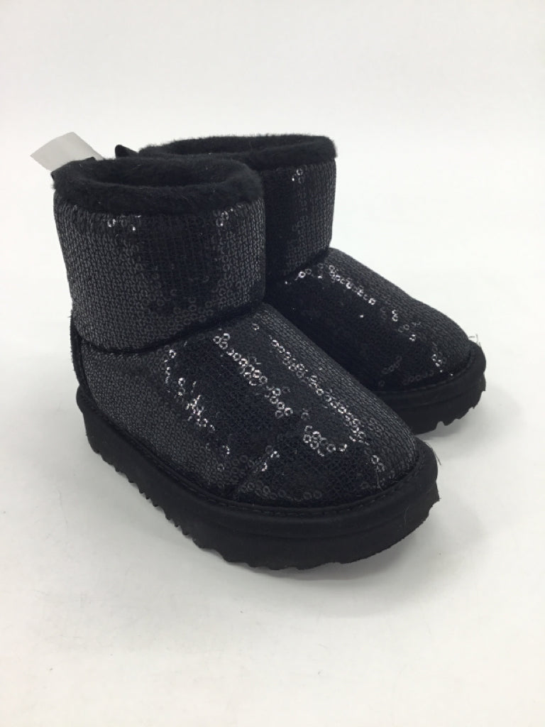 Ugg Child Size 7 Toddler Black Boots