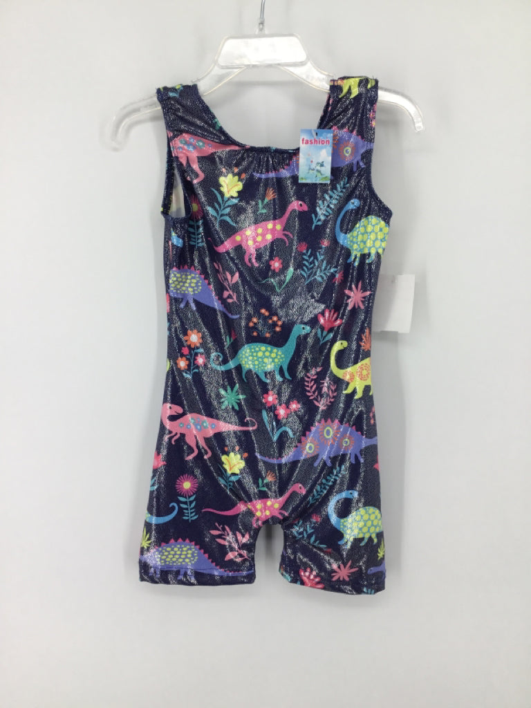 brandless Child Size 4 Blue Dance - girls