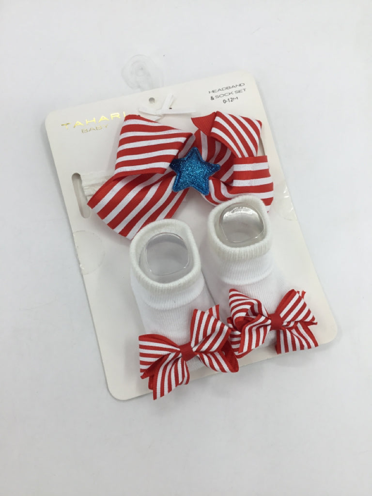 Tahari Child Size 0-12 Months Red Stars & Stripes