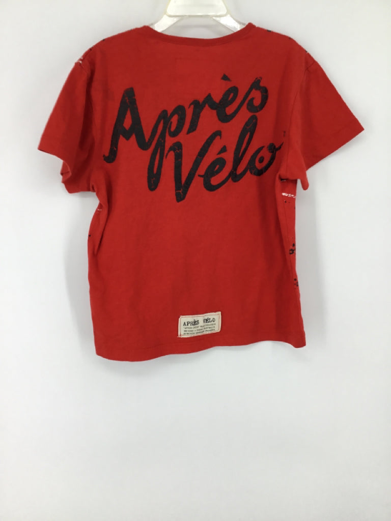 Child Size 4 Red screen printed T-shirt - boys