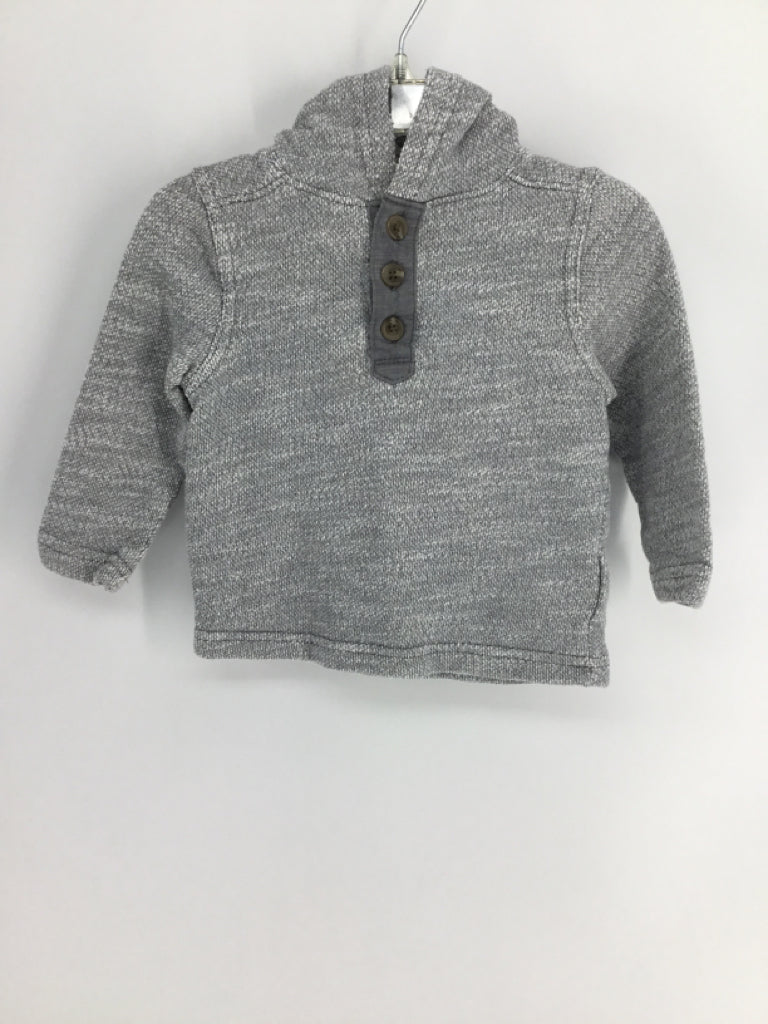 Old Navy Child Size 12-18 Months Gray Marbled Shirt - boys