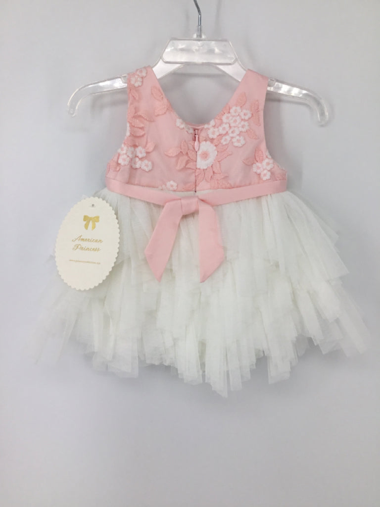 American Princess Child Size 6 Months Pink Dress - girls