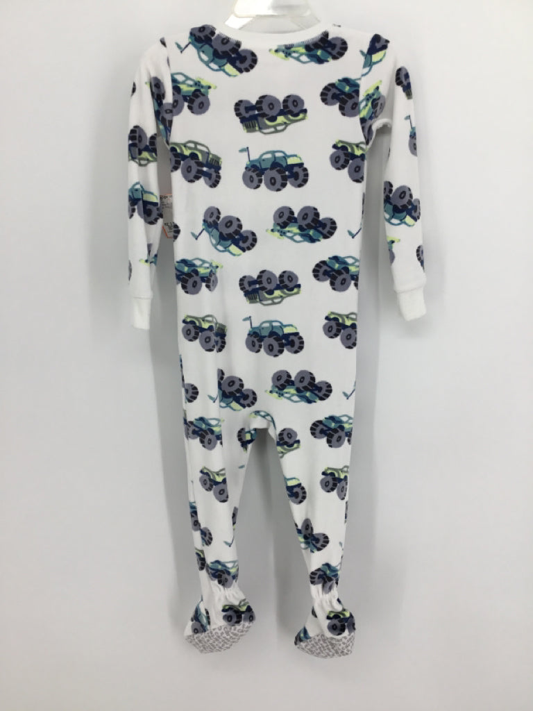 Just One You Made by Carters Child Size 2 Toddler White Sleepers