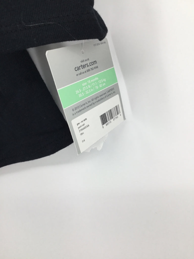 Carter's Child Size 18 Months Black Shirt - girls