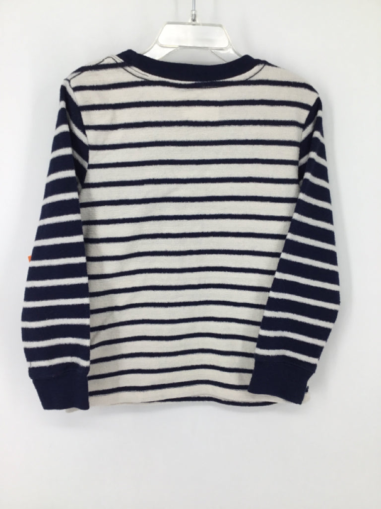 Cat & Jack Child Size 5 Navy Stripe Shirt - boys