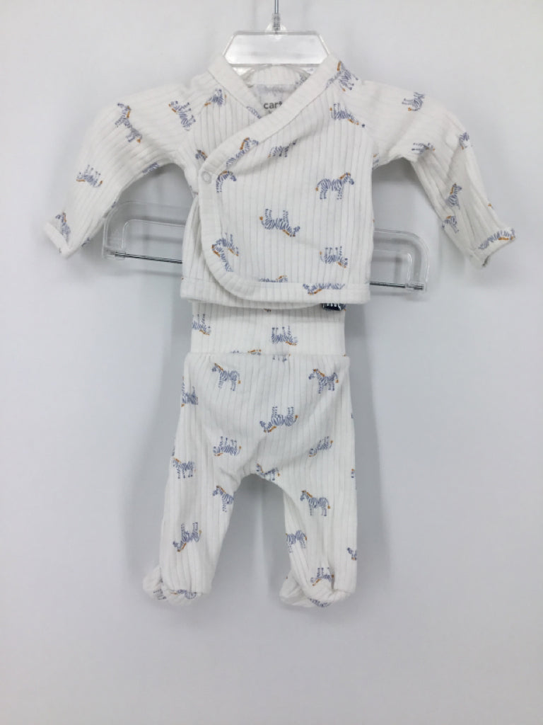 Just One You Made by Carters Child Size Preemie White Outfit - girls