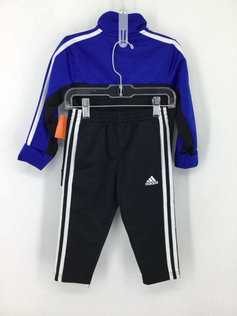 Adidas Child Size 2 Blue Solid Outfit - boys