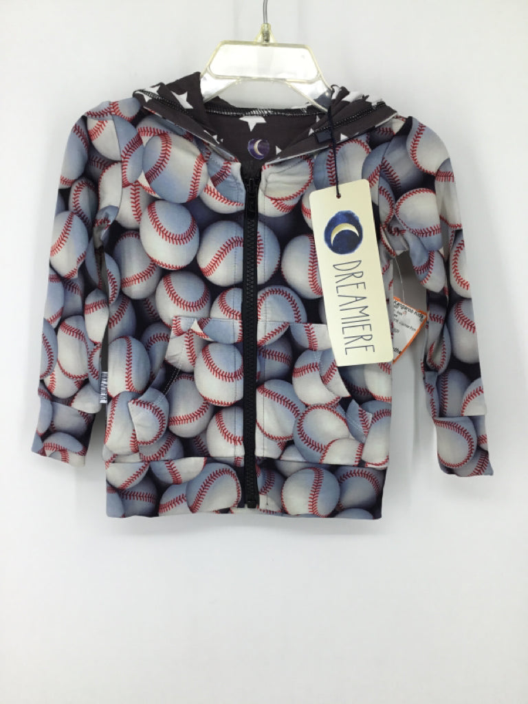 Dreamiere Child Size 6-12 Months Blue Sports Hoodie - boys
