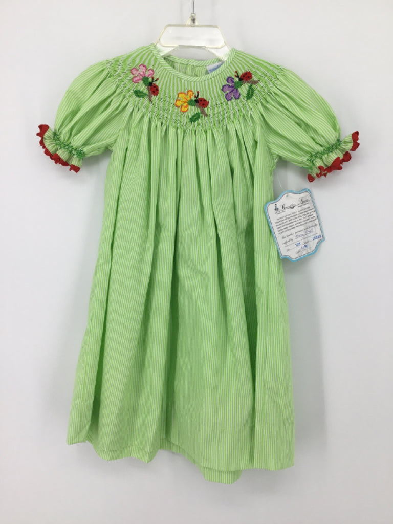 Remember Nguyen Child Size 12 Months Green Dress - girls