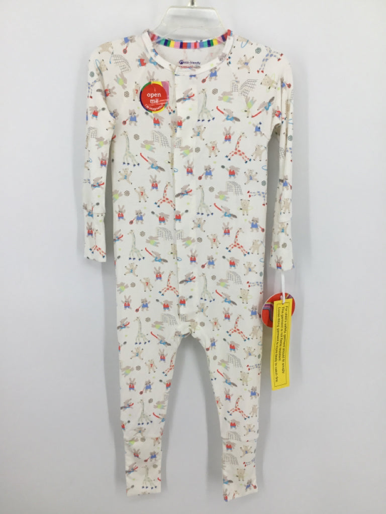 Magnetic Me Child Size 18-24 Months White Pajamas - girls