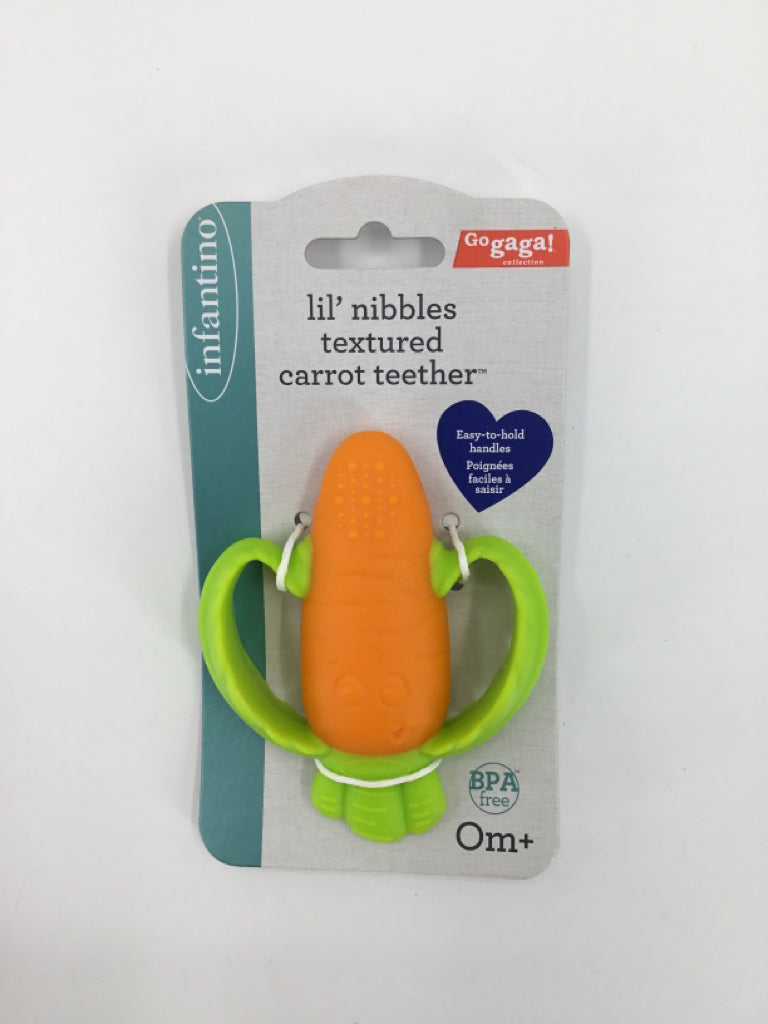 infantino Lil's Nibbles Textured Carrot Teether