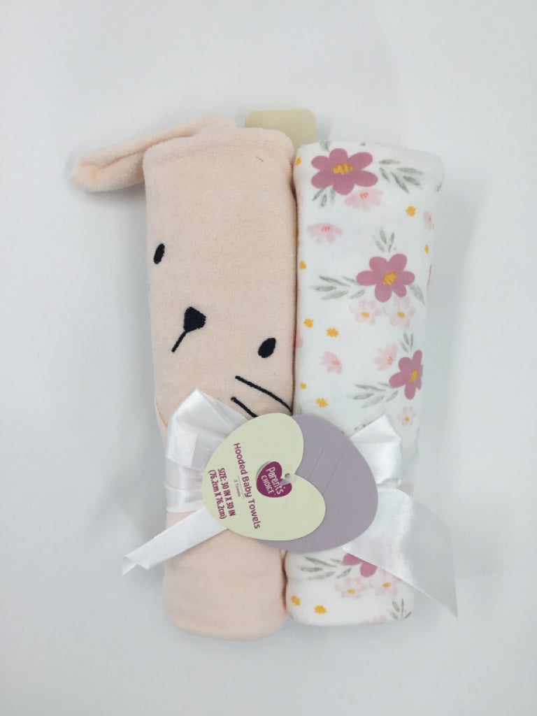 Parent's Choice Pink Print Towel Set