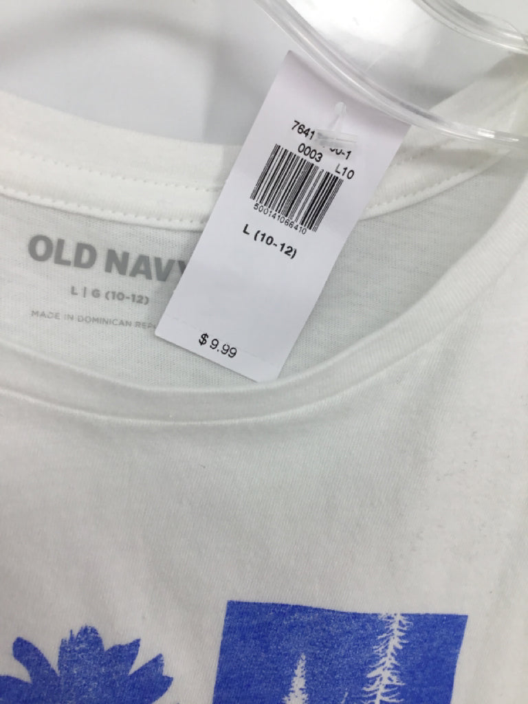 Old Navy Child Size 10 White T-shirt - girls