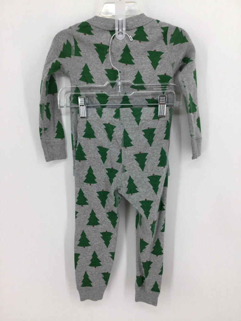 Hanna Andersson Child Size 3 Green Christmas Pajamas