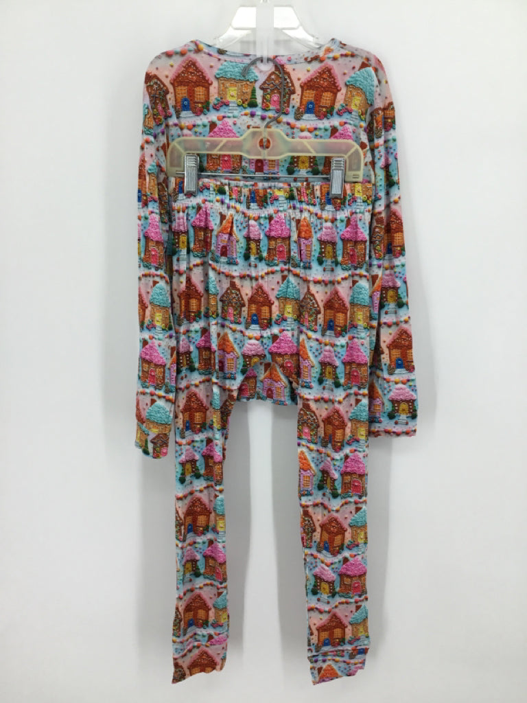 Velveteen Child Size 8 Multi-Color Christmas Pajamas