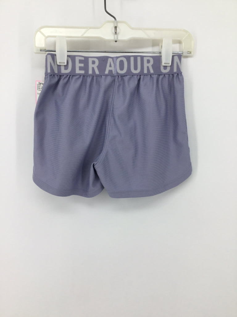 Under Armour Child Size 8 Purple Shorts - girls
