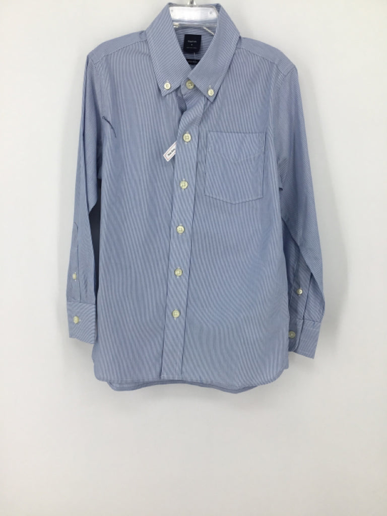 Gap Kids Child Size 6 Blue Stripe Shirt - boys