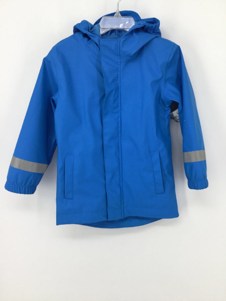 Cat & Jack Child Size 3 Blue Solid Raincoat - boys