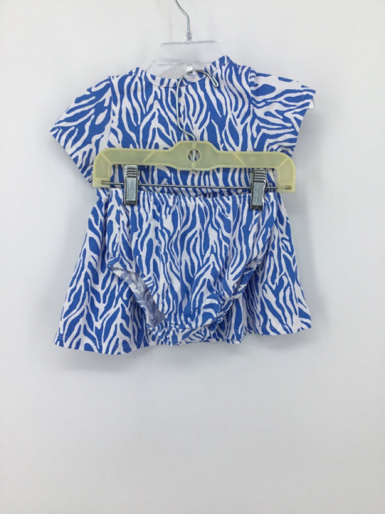 Diane Von Furstenberg Child Size 12 Months Blue Dress - girls