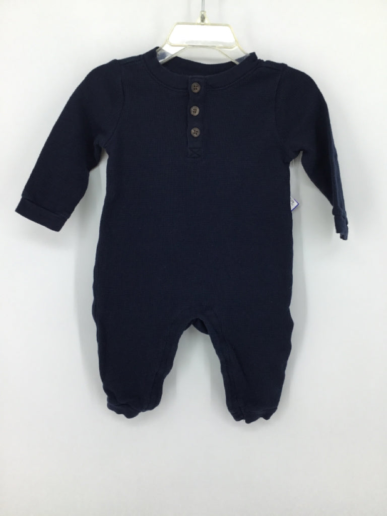 Old Navy Child Size 6-12 Months Navy Solid Outfit - boys