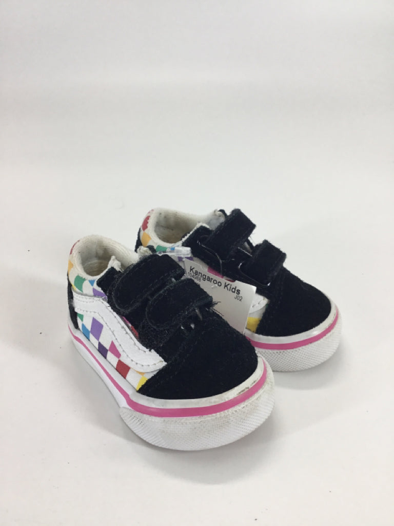 Vans Child Size 2 Toddler Black Sneakers
