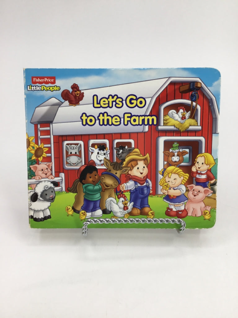 Fisher Price Little People Let's Go to the Farm Board Book