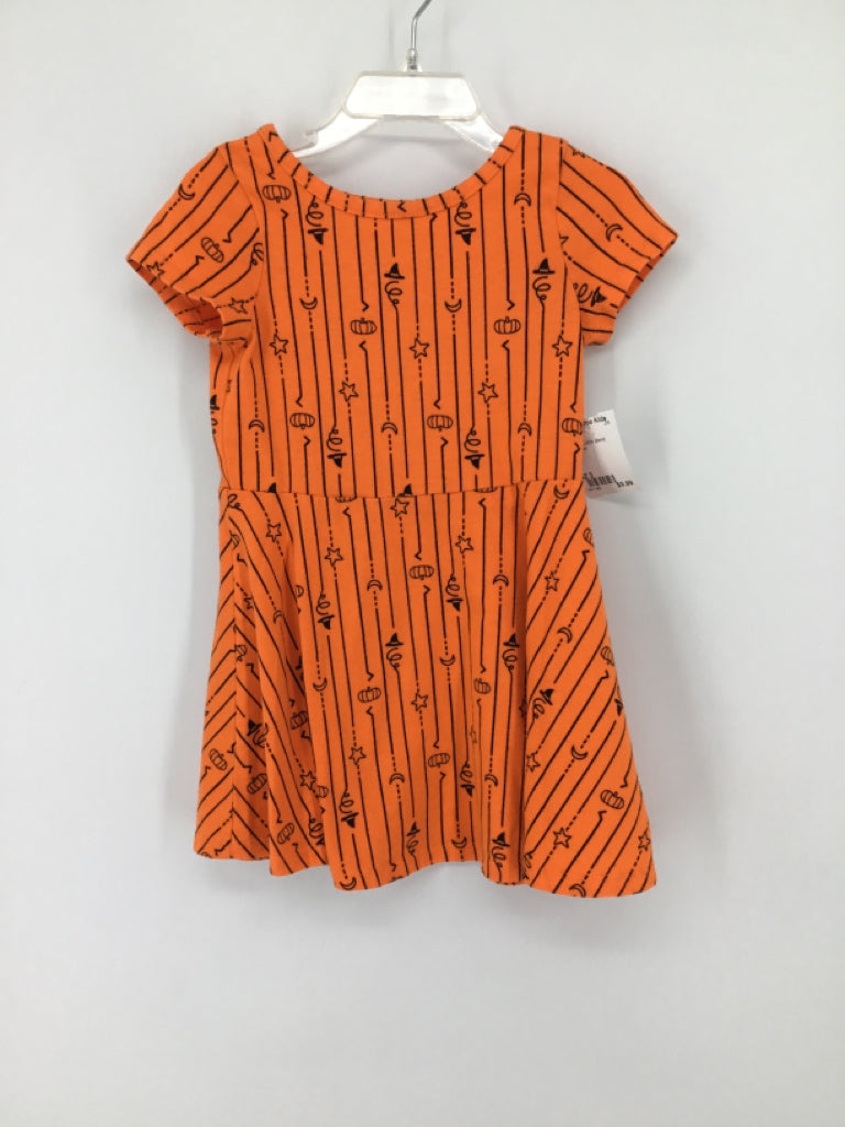 Cat & Jack Child Size 3 Orange Halloween Dress