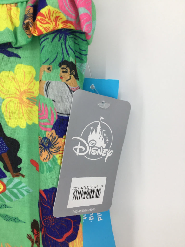 Disney Child Size 7 Green Pajamas - girls