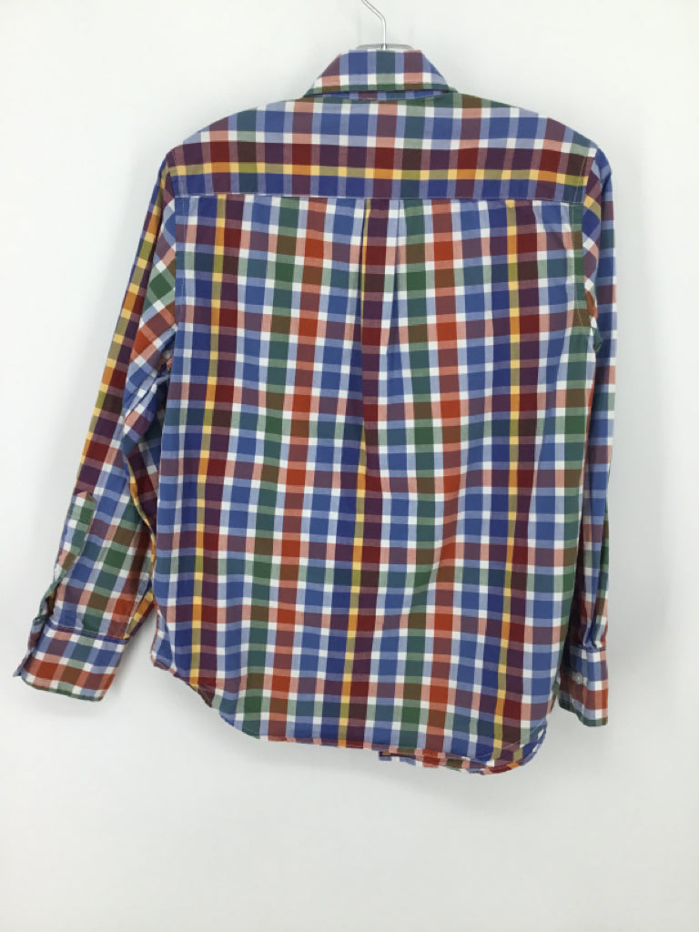 Crewcuts Child Size 8 Multi-Color Checkered Shirt - boys
