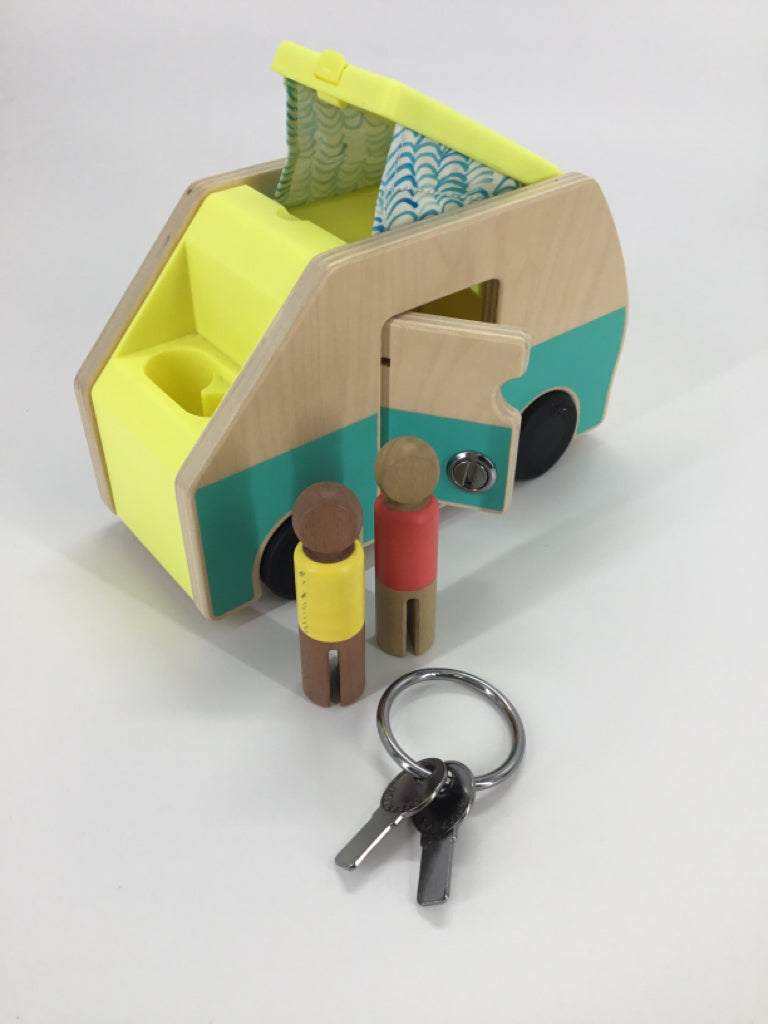 Lovevery Wooden Camper With Locking Doors & Keys