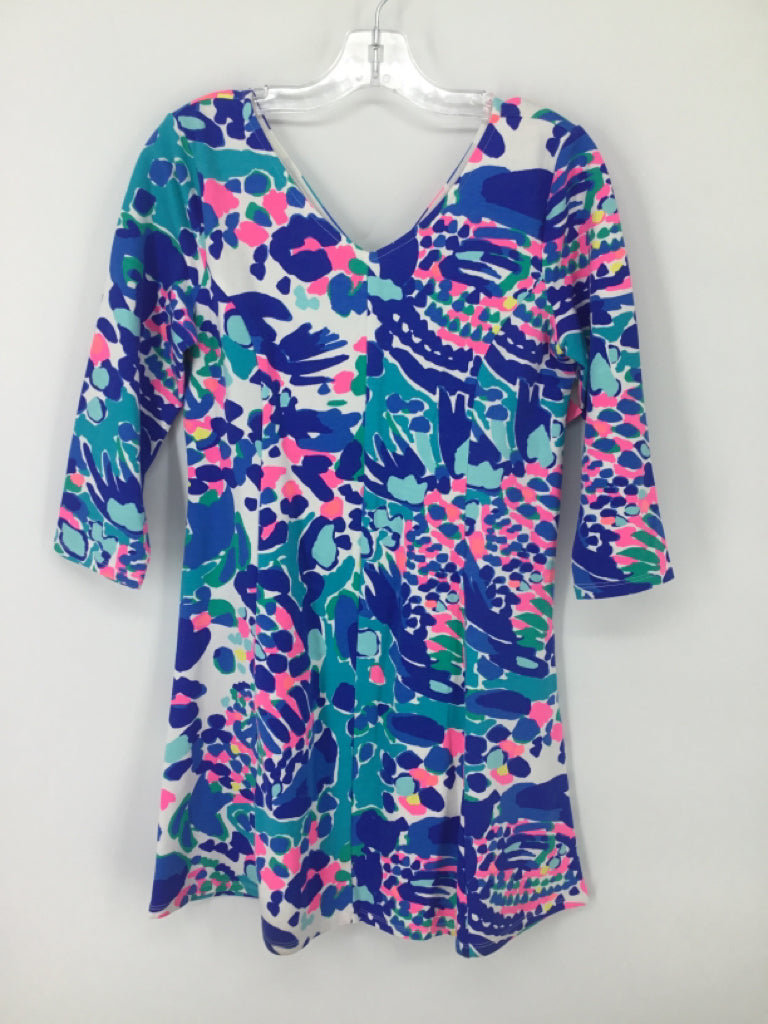 Lilly Pulitzer Child Size 12 Blue Dress - girls