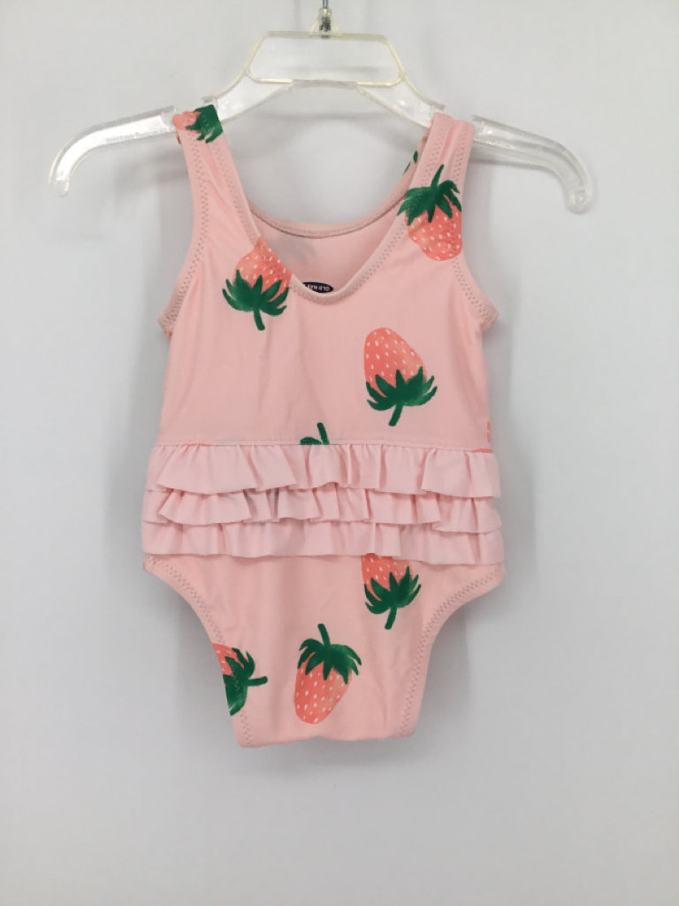 Old Navy Child Size 3-6 Months Pink Swimwear - girls