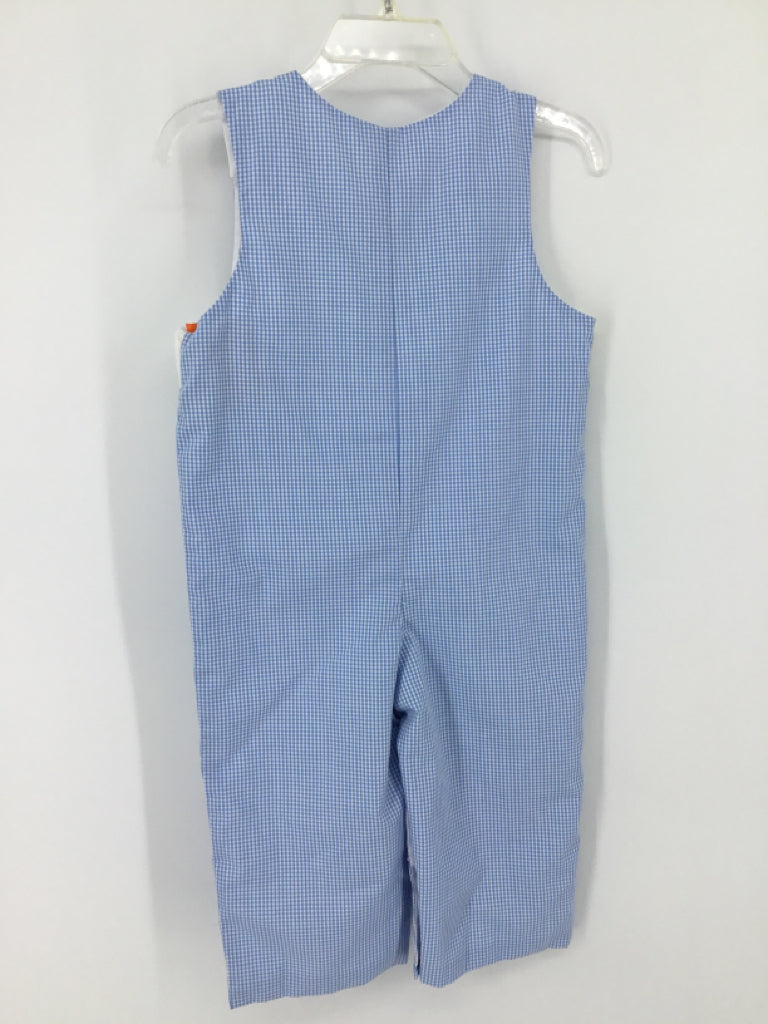 Stitchy Fish Child Size 12 Months Blue smocked Outfit - boys