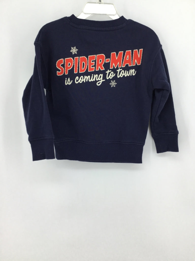 Marvel Child Size 2 Navy Christmas Sweatshirt