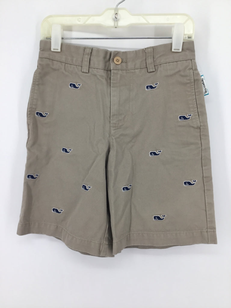 vineyard vines Child Size 8 Tan Embroidered Shorts - boys