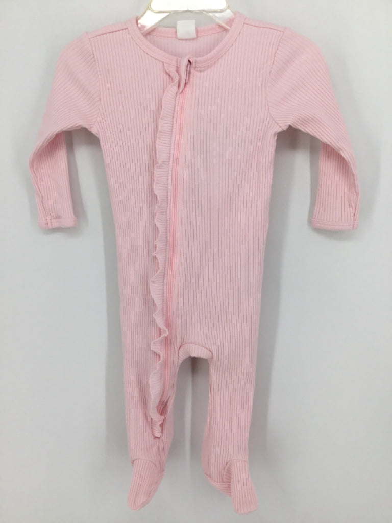 PL Baby Child Size 6 Months Pink Sleepers