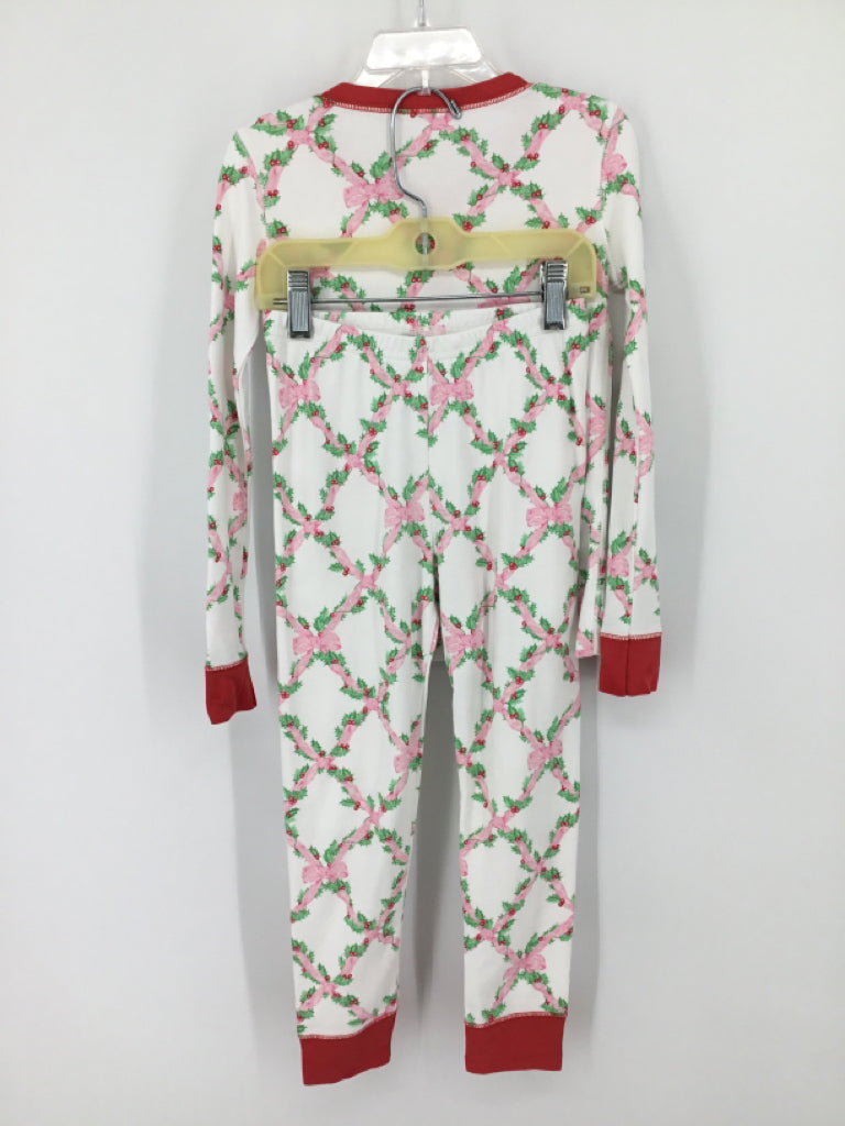 The Beaufort Bonnet Co Child Size 6 Red Christmas Pajamas
