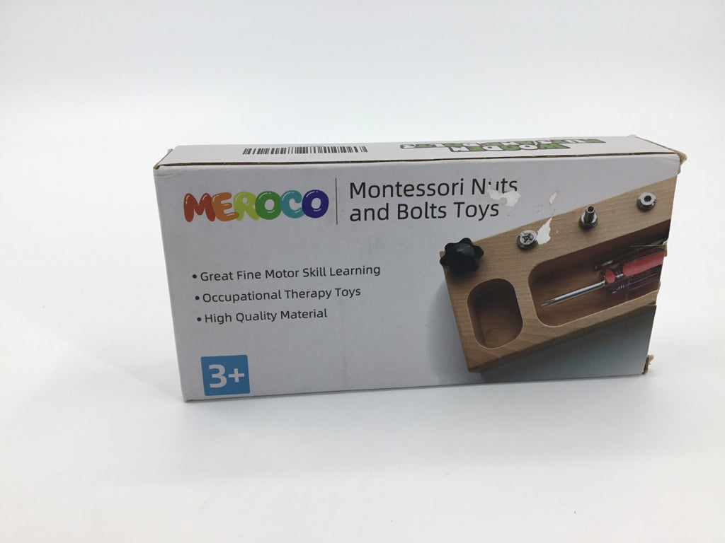 Meroco Montessori Nuts and Bolts Toy
