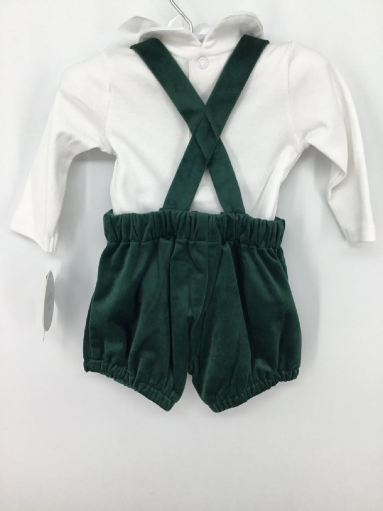Edgehill Collection Child Size 3 Months Green Christmas Outfit