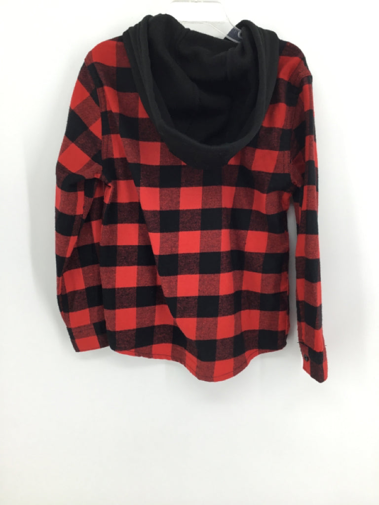Levi's Child Size 6 Red Checkered Shirt - boys