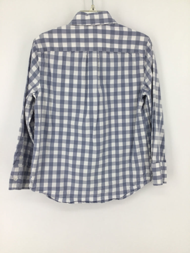 Crewcuts Child Size 4 Blue Gingham Shirt - boys