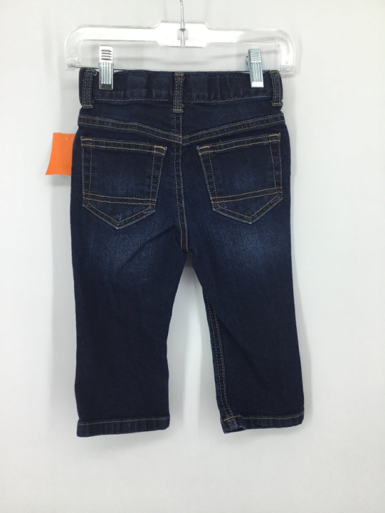 Cat & Jack Child Size 18 Months Blue Solid Jeans - boys