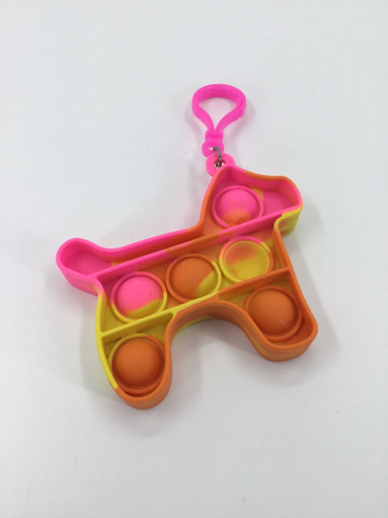 Pop-It Dog Key Chain