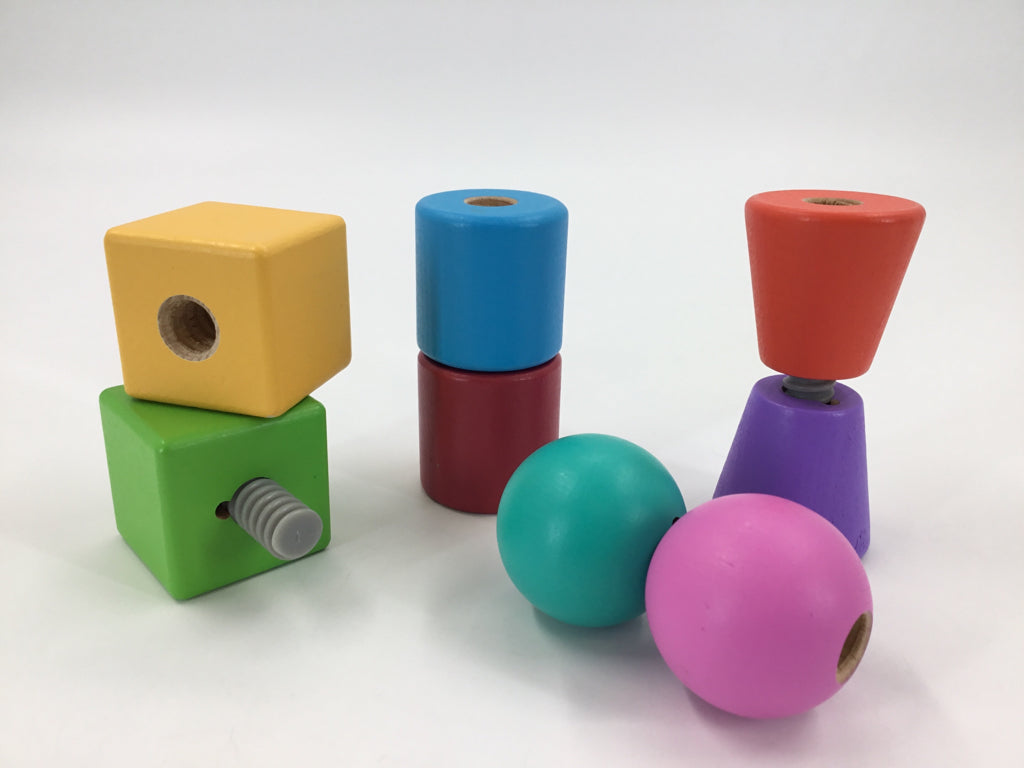 Twist and Turn Wooden Building Block Set