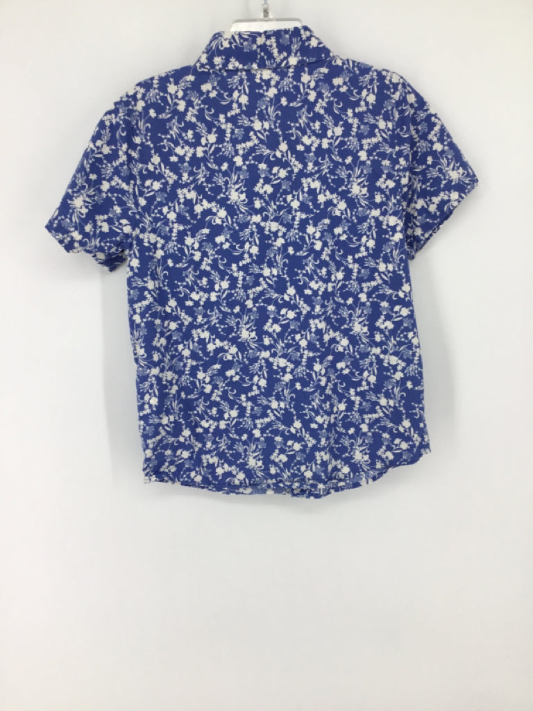 Old Navy Child Size 5 Blue Print Shirt - boys