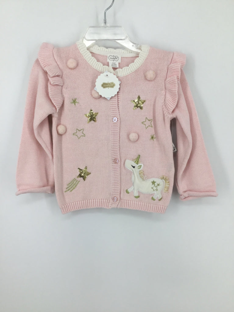 Mudpie Child Size 12-18 Months Pink Sweater - girls