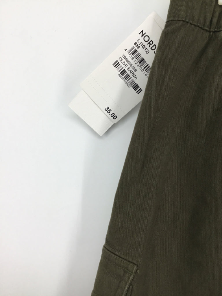 Treasure & Bond Child Size 10 Green Solid Shorts - boys