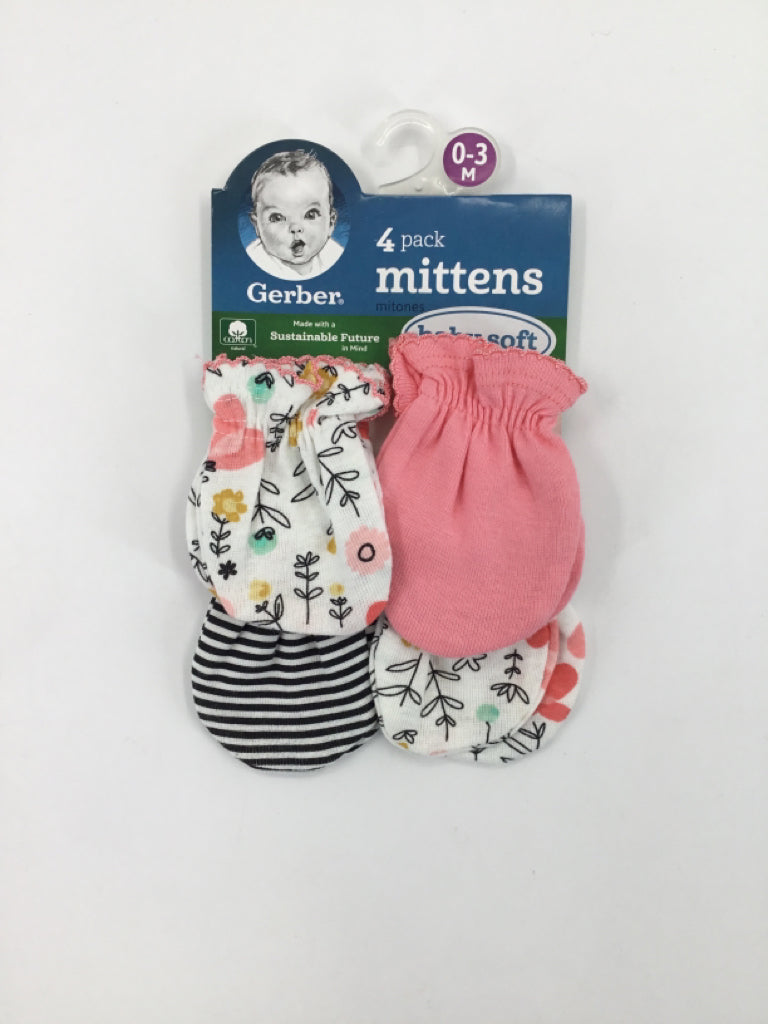 Gerber Child Size 0-3 Months Multi-Color Socks - girls